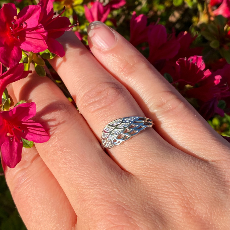 Stříbrný prsten ANDĚLSKÉ KŘÍDLO